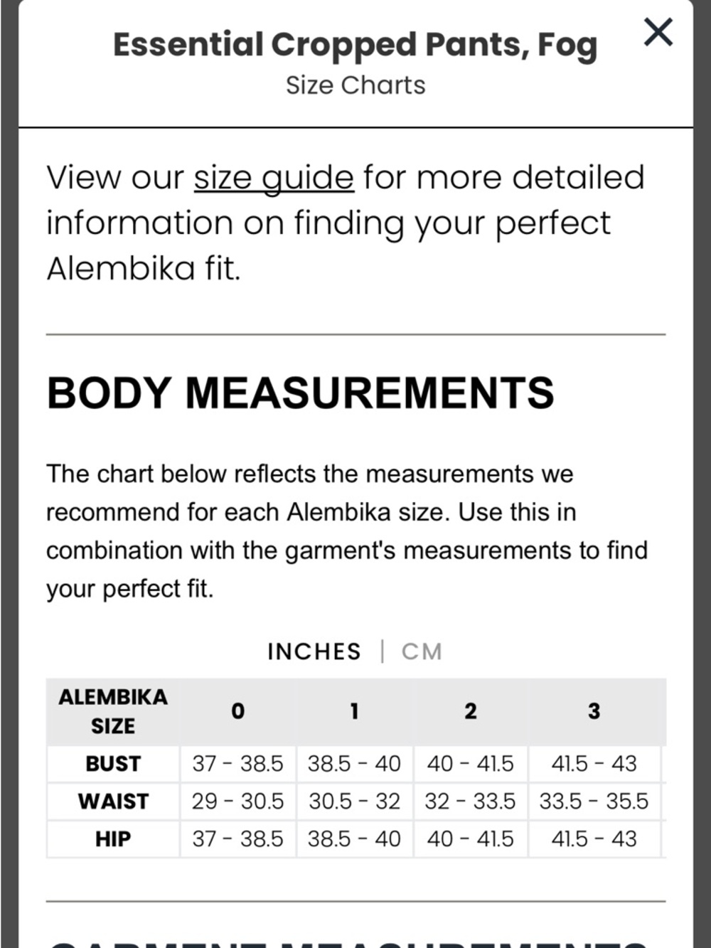 Alembika Essential Cropped Pants Fog Gray Wide Leg Pull-On Size 4 US 12-14 NWT - Picture 12 of 12